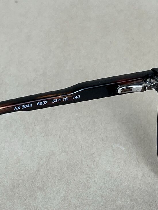 Armani Exchange Women’s AX3044 8037 Tortoise Eyeglasses Frame Only 53-16-140 main image 9
